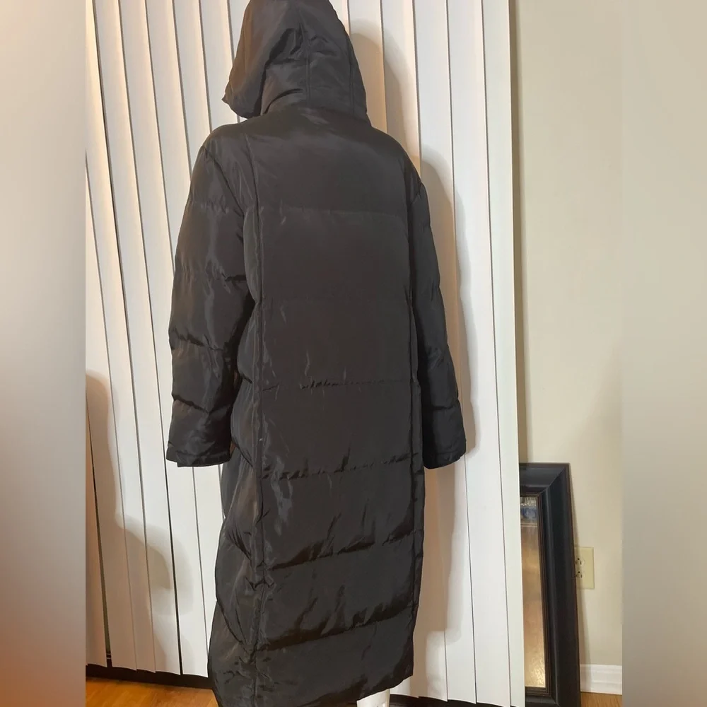 MAN Boohoo Longline Duvet Puffer In Black Size M